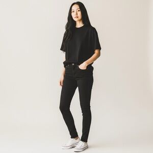 GAP Curvy True Skinny High-Rise Black Jeans